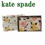 ケイトスペード KateSpade 財布 二つ折り財布 レディース 花柄 フローラル 箱 ボックス ギフトセット ピンク K7681-250