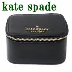 ケイトスペード KateSpade ジュエリーボックス レディース ポーチ ケース レザー ブラック 黒 WLR00140-001