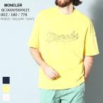 ショッピングMONCLER モンクレール MONCLER Tシャツ シャツ トップス 半袖 レタリング ロゴ ポケット ブランド メンズ ルーズフィット 大きいサイズあり MC8C00005899H5 P10