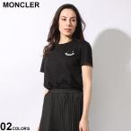 ショッピングMONCLER MONCLER (モンクレール) テニスボールモチーフ クルーネック 半袖 Tシャツ MCL8C00005829HP