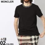 モンクレール Tシャツ MONCLER メンズ カットソー 半袖 ネックロゴ 袖ロゴワッペン ブランド トップス シャツ MC8C000248390T