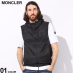 ショッピングmoncler MONCLER (モンクレール) 撥水 ナイロン ワンポイントロゴ フード付き ベスト VALLESE4 MCVALLESE4