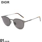 DIOR (ディオール) ロゴ メタルパーツ ボストン サングラス メンズ CDDM40006U08A