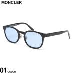 ショッピングmoncler MONCLER (モンクレール) ブラックフレーム スクエア ロゴ ブルーレンズ サングラス MC5174D001