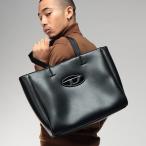 ディーゼル バッグ メンズ DIESEL オーバルD ロゴ フェイクレザー トートバッグ HOLI-D 合成皮革 DSX10100P5925 ブランド 鞄 ブラック プレゼント ギフト