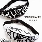 Yahoo! Yahoo!ショッピング(ヤフー ショッピング)1PIU1UGUALE3 RELAX ウノ ピュ ウノ ウグァーレ トレ リラックス ロゴ 総柄 ウエストバッグ レディース 鞄 バッグ ボディバッグ 1PRUSZ21015 2021AW