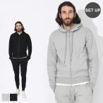 【当店独占販売】 リュクスエイケイエムプラス セットアップ LUXEAKMPLUS メンズ スウェット ラインストーン ロゴ ブランド LALAO23057SZ