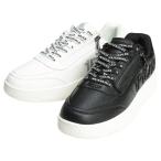 ウノ ピュ ウノ ウグァーレ トレ リラックス 1PIU1UGUALE3 RELAX ラインストーン ロゴソール ジップアップ ローカットスニーカー メンズ 1PRUSX24018