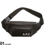 Yahoo! Yahoo!ショッピング(ヤフー ショッピング)アー・ペー・セー メンズ バッグ A.P.C. ロゴプリント 異素材ポケット ウエストバッグ APCPAADYH62167