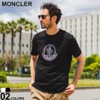 ショッピングmoncler MONCLER (モンクレール) ビッグワッペンプリント クルーネック 半袖 Tシャツ MC8C0002889A17