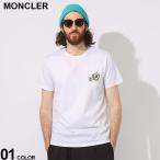 ショッピングmoncler MONCLER (モンクレール) ダブルワッペン クルーネック 半袖 Tシャツ MC8C000588390Y