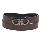 ショッピング小物 サルヴァトーレフェラガモ ベルト Salvatore Ferragamo メンズ リバーシブル ガンチーニバックル ベルト FG675542705614