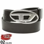 ディーゼル メンズ ベルト DIESEL ブランド カジュアルベルト ロゴバックル B-1dr レザー 牛革 本革 レディース DSX08516PR666 2024_vt