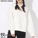 アルマーニ パーカー EMPORIO ARMANI エンポリオアルマーニ レディース フーディー イーグル 刺繍 ブランド トップス 長袖 EAL6R2M7M2JXAZ