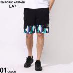 ショッピングアルマーニ EMPORIO ARMANI EA7 (エンポリオ アルマーニ) 裾切替 ワイドポケット ウエストコード ショートパンツ EA73DPS51PJEQZ