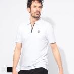 エンポリオアルマーニ EMPORIO ARMANI 半袖 ポロシャツ メンズ 胸ロゴ ハーフジップ EA78NPF13PJRGZ