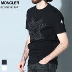 モンクレール MONCLER 半袖 Tシャツ モノグラム メンズ トップス ロゴ プリント クルーネック 白 黒 シロ クロ 大きいサイズあり MC8C000048390T P10