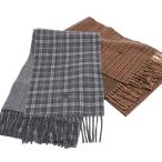 ポロラルフローレン マフラー ストール POLO RALPH LAUREN メンズ ウール 無地 チェック柄 リバーシブル マフラー RLPC0945