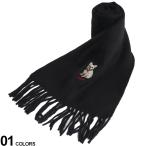 ポロ ラルフローレン マフラー POLO RALPH LAUREN メンズ ウール ドッグ刺繍 ブランド レディース RLPC1213F3 2024_vt