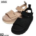 ショッピングスエード UGG (アグ) スエードアッパー ロゴ ストラップサンダル GOLDENSTAR UGGL1136783