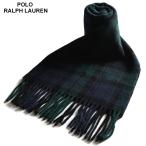ポロラルフローレン POLO RALPH LAUREN ウール チェック柄 マフラー RLPC0999F4
