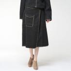 ショッピングアグ アグ スカート レディース UGG ロゴ ステッチ ラップスカート 巻きスカート パッチポケット ベルト ADINA アディーナ UGGL1172215