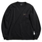 アークテリクス メンズ クラッグ コットン Tシャツ 長袖 ARC'TERYX ロゴ ワンポイント クルーネック コットン100％ ロンT KRAGG COTTON LS ARCX000009714
