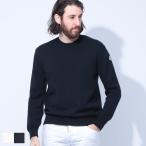 モンクレール MONCLER ニット メンズ 袖ワッペン クルーネック MC9C00007M1367