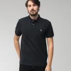 ポロラルフローレン メンズ ポロシャツ 半袖 POLO RALPH LAUREN 胸ロゴ コットン ポロシャツ RL710536856 ブランド トップス ブラック