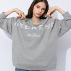 マックスマーラ MAX MARA 裏起毛 ロゴプリント クルーネック トレーナー MXLLALLA4