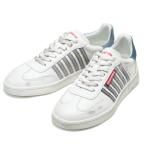 ショッピングディースクエアード ディースクエアード スニーカー DSQUARED2 メンズ デニムコンビ レザースニーカー BOXER D2SNM0443