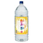 アサヒ 麦焼酎 かのか 25度 4L 4000ml×4本 ペットボトル 1ケース u-yu