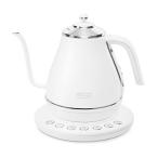 デロンギ(DeLonghi) 電気ケトル アイコナ カフェ ホワイト ?温度設定機能/保温機能付き 1.0L KBOE1230J-W