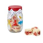 ショッピングチョコ バレンタイン2026 オードリー ストロベリーショコラ ボトル小 150g入り 1瓶 袋付き グレイシア お菓子 プレゼント タルト チョコレート チョコ 人気