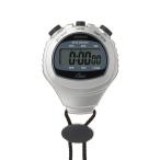 ストップウォッチ stop watch 1/100秒計測 防滴機構 シルバー LS001-S ネコポス便対応品