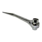 トップ工業 鳶仕様 ステンレス ラチェットレンチ 17×21　SRM-17×21BT【シノ付 ラチェットレンチ 足場 TOP】