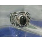 Yahoo! Yahoo!ショッピング(ヤフー ショッピング)シルバー 925 スターリングシルバー アクセサリー リング 指輪 通販 ブラックスターカレッジリンング あす楽対応