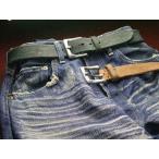 ピューターバックルローテクベルト 荒削りな魅力がたまらない あす楽対応