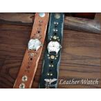 Yahoo! Yahoo!ショッピング(ヤフー ショッピング)レザー腕時計 クイッター クイッタ— ハンドステッチ×スタッズウォッチ日本製