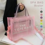 プールバッグ クリアバッグ レディース トートバッグ 透明 バッグ ビニールバッグ防水バックスイムバッグ A4 入る