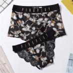 ショッピングペア カップル ペアショーツペア下着カップルセクシーペアパンツブランドヒップハンガー女性カップルボクサー