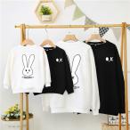 親子トップスゆったりペアルック赤ちゃんトレーナー親子ペアルック綿親子ペアルック秋冬ママ親子