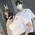 カップルtシャツ半袖ペアtシャツブランドペアルックカップル春服夏メンズ大きいサイズレディース