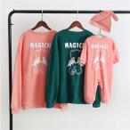 親子ゆったりママペアルック赤ちゃんトレーナー親子ペアルック綿親子ペアルック秋トップス親子ペアルック