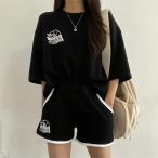  джерси простой casual верх и низ в комплекте женский джерси выставить короткий рукав модный верх и низ 2 пункт тренировочный лето весна осень 