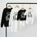 親子ゆったりママペアルック赤ちゃんトレーナー親子ペアルック綿親子ペアルック秋トップス親子ペアルック