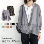 ラッシュガード カーディガン UVパーカー レディース 夏 長袖 薄手 アウター 羽織り UVカット UV対策 ゆったり きれいめ おしゃれ ラッシュパーカー