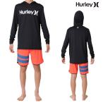Hurley(ハーレー) ラッシュガード メンズ 長袖 フード付き ラッシュガード ルーズフィット ONE&ONLY(ワンアンドオンリー)モデル Hurley Rashguard