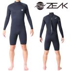 ZEAK(ジーク) ウェットスーツ 男性用 メンズ ロング スプリング 3mm / 2mm ウエットスーツ バックジップ ジャージ サーフィン SUP サップ ボディボード