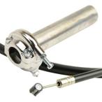 SR400/SR500（88〜16年） AMAL364スロットルホルダー クローム＆ワイヤー（アウター900mm） GOODS（モーターガレージグッズ）